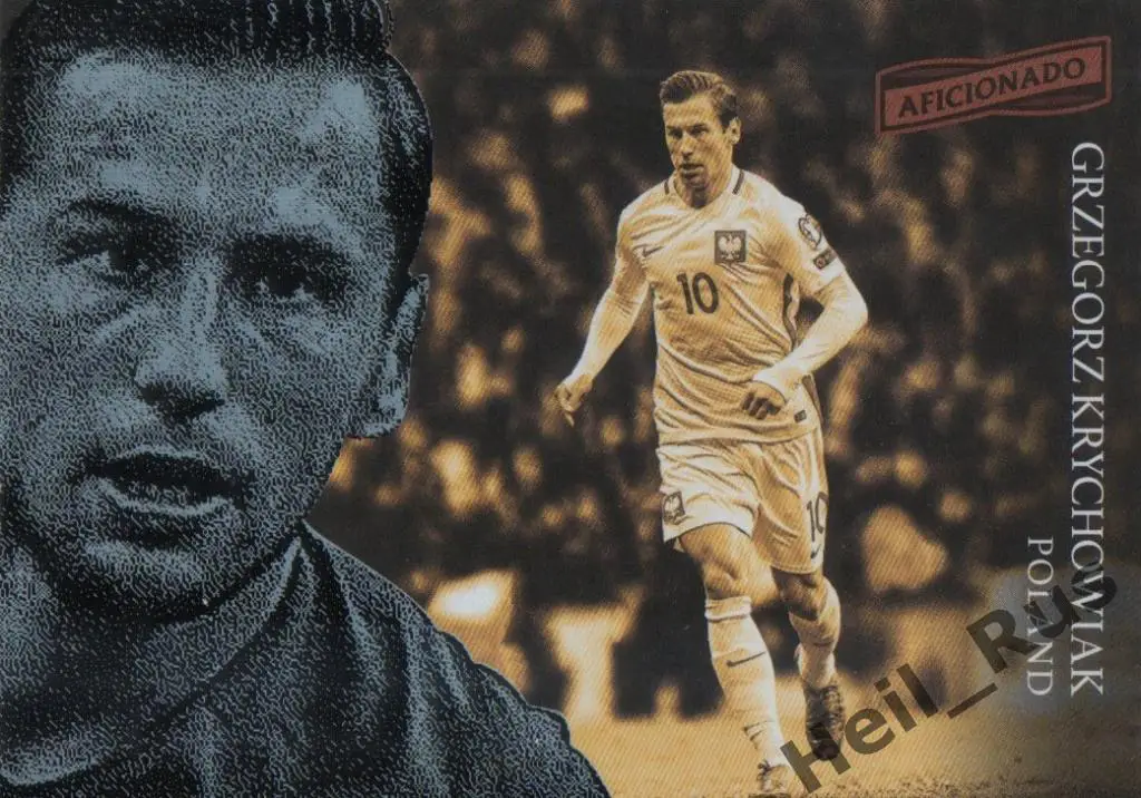 Футбол. Карточка Гжегож Крыховяк (Польша, Локомотив Москва, Краснодар) Panini