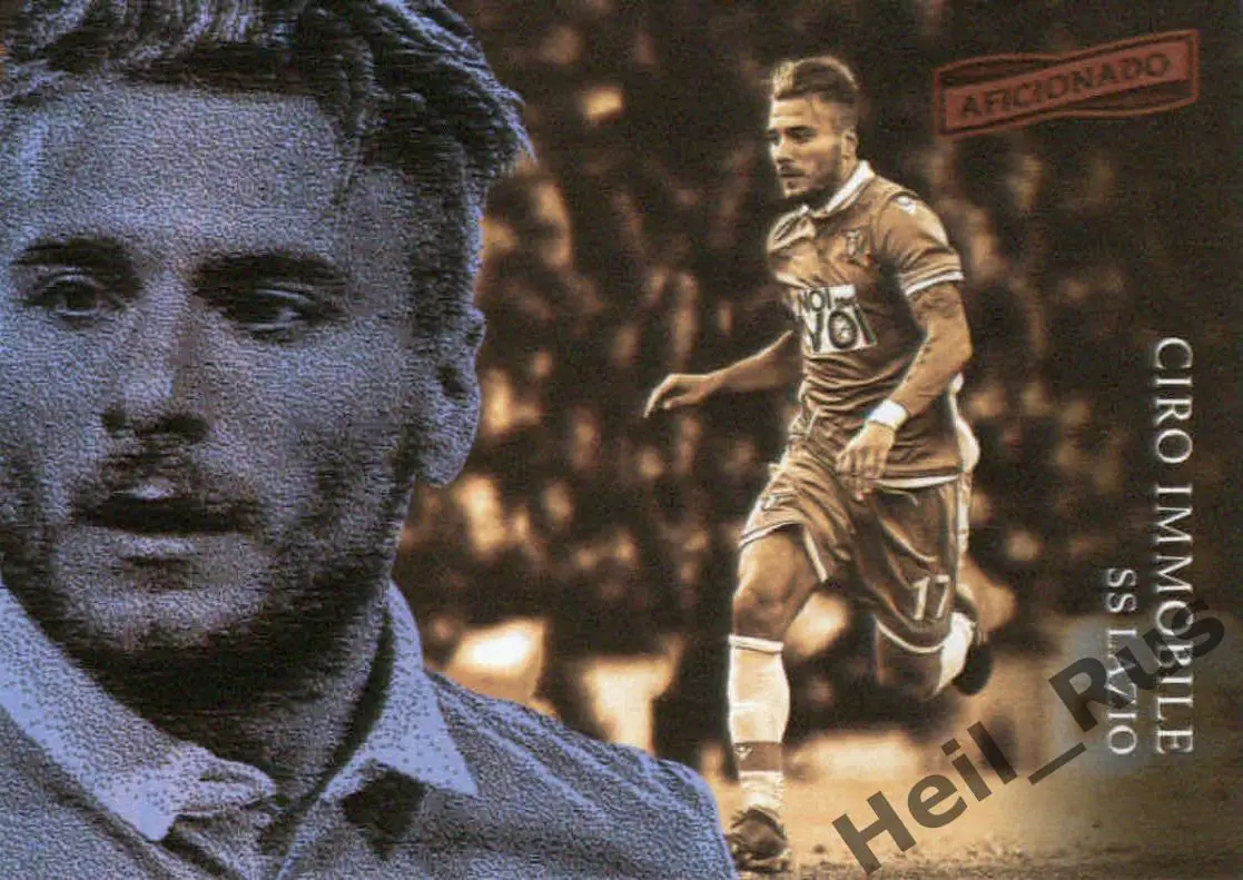 Футбол Карточка Чиро Иммобиле (Лацио, Боруссия Дортмунд, Севилья, Торино) Panini