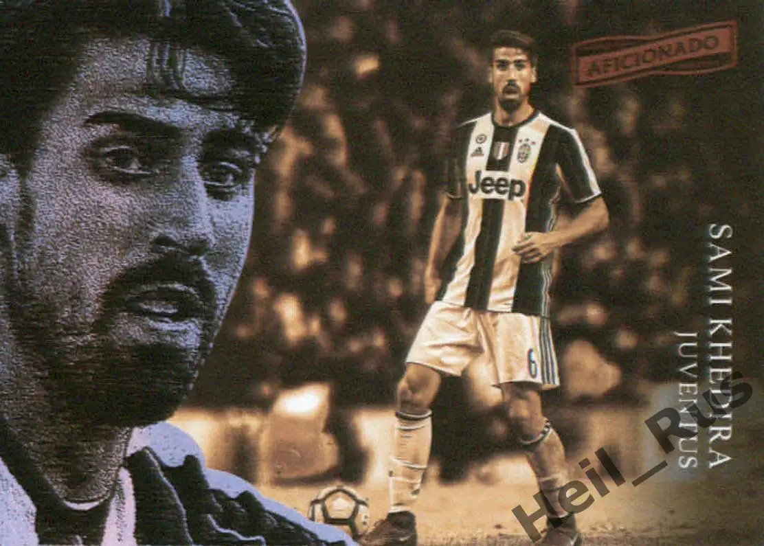 Футбол Карточка Sami Khedira/Сами Хедира (Ювентус, Реал Мадрид, Штутгарт) Panini