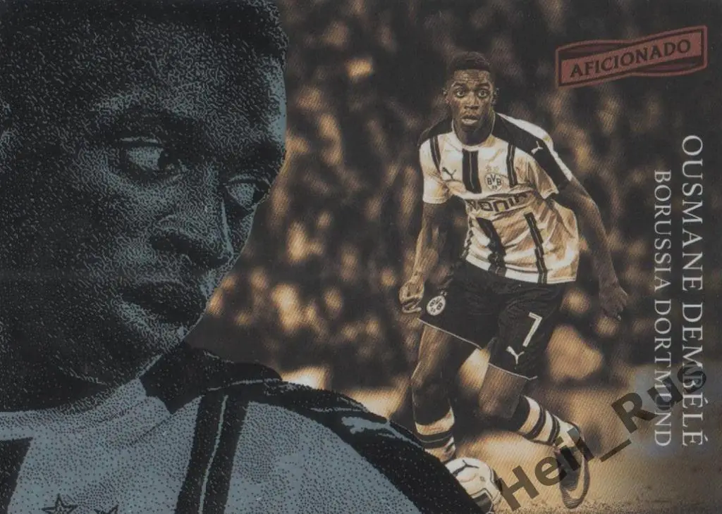 Футбол. Карточка O. Dembele/Усман Дембеле (Боруссия Дортмунд, Барселона) Panini