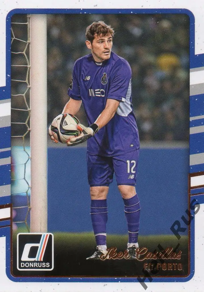 Футбол; Карточка Iker Casillas/Икер Касильяс (Porto/Порту) Panini/Панини 2016-17