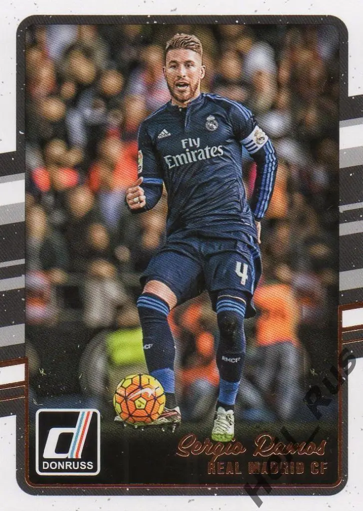 Футбол. Карточка Sergio Ramos/Серхио Рамос (Реал Мадрид) Panini/Панини 2016-17