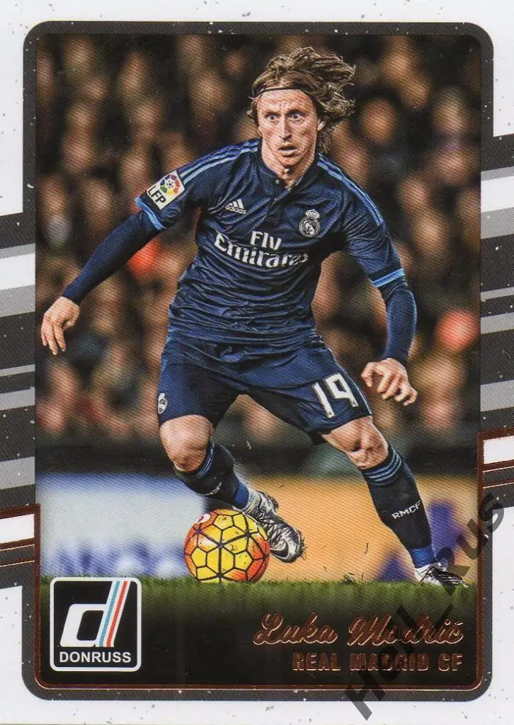Футбол Карточка Luka Modric/Лука Модрич (Real/Реал Мадрид) Panini/Панини 2016-17