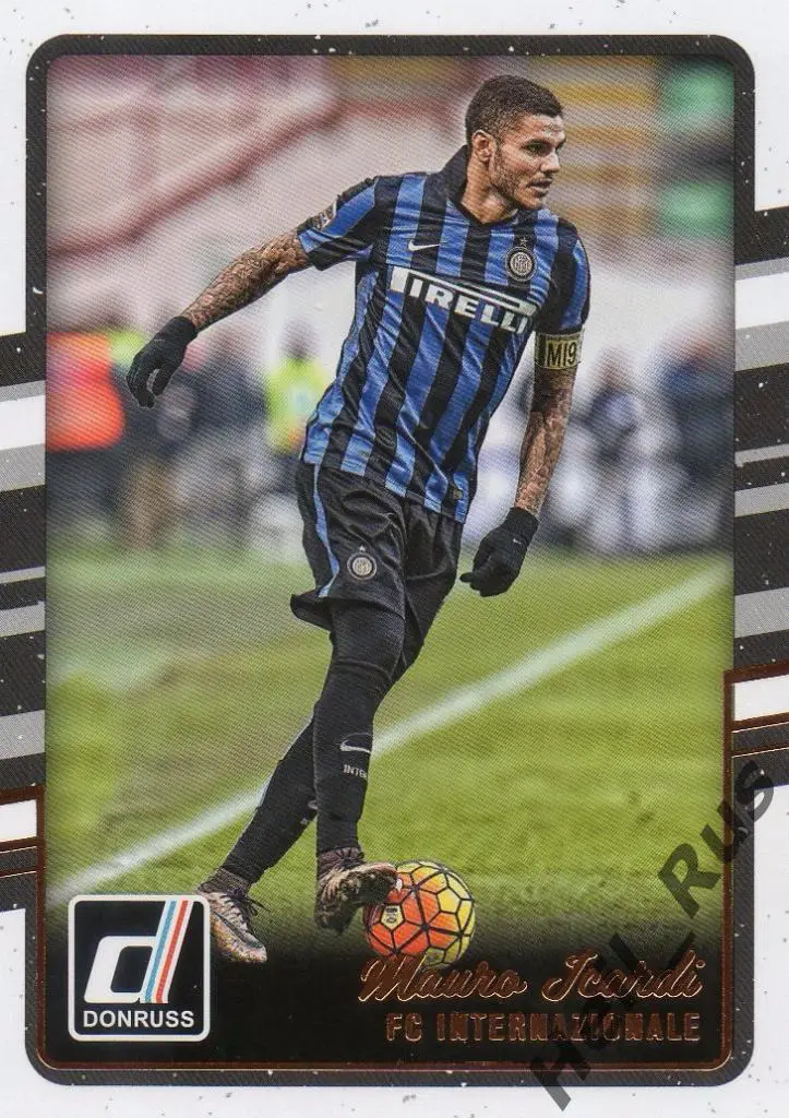 Футбол. Карточка Mauro Icardi/Мауро Икарди (Inter/Интер) Panini/Панини 2016-17
