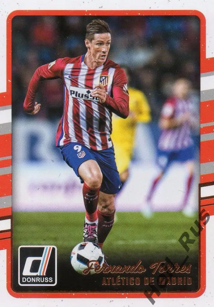 Футбол Карточка Fernando Torres/Фернандо Торрес (Атлетико Мадрид) Panini 2016-17