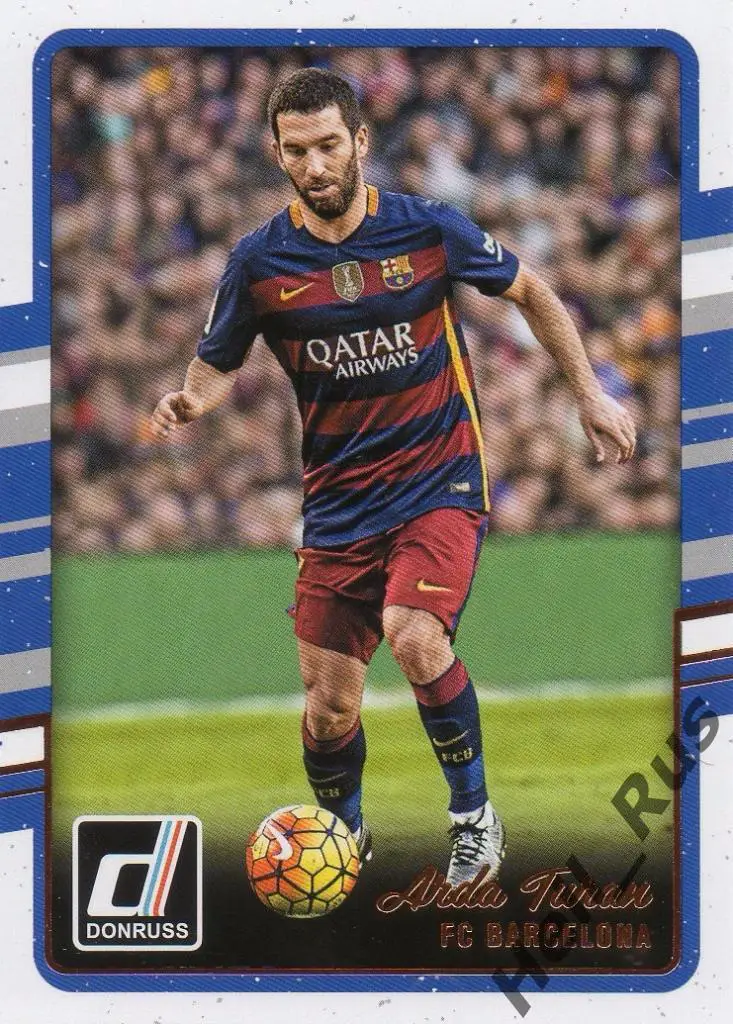 Футбол. Карточка Arda Turan/Арда Туран (Barcelona/Барселона) Panini/Панини 2016