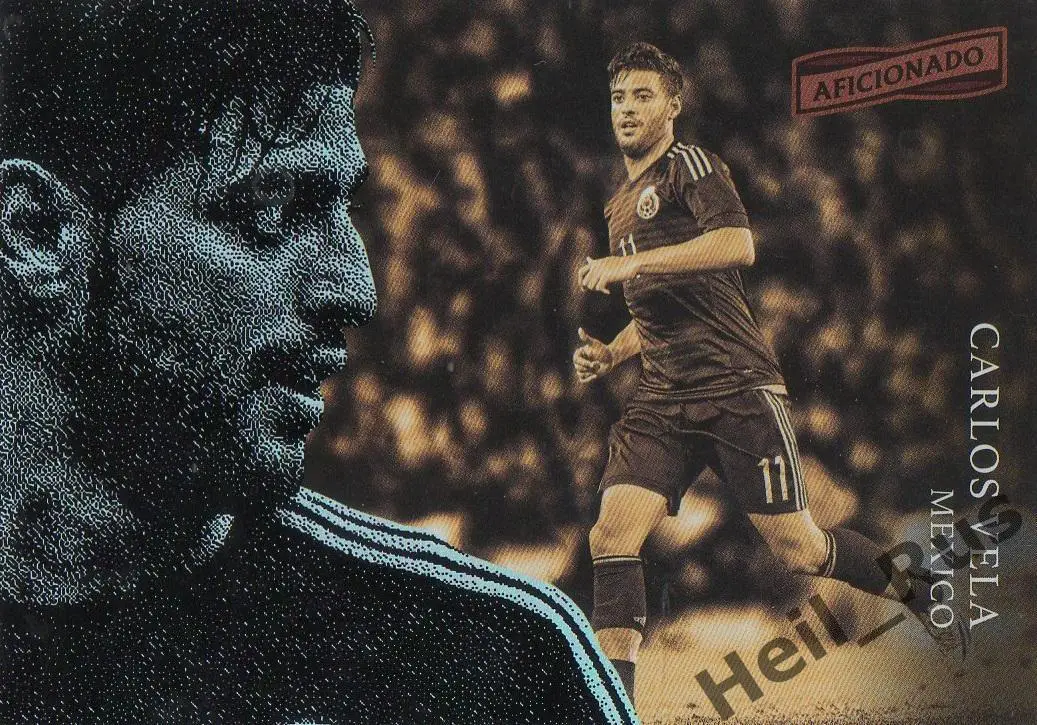 Футбол. Карточка Карлос Вела (Мексика, Арсенал, Реал Сосьедад) Panini 2016-17