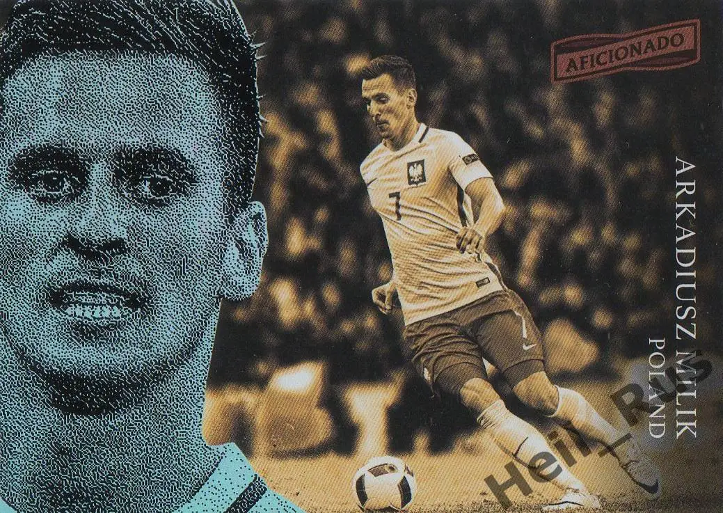 Футбол. Карточка Аркадиуш Милик (Польша, Ювентус, Наполи, Марсель, Аякс) Panini