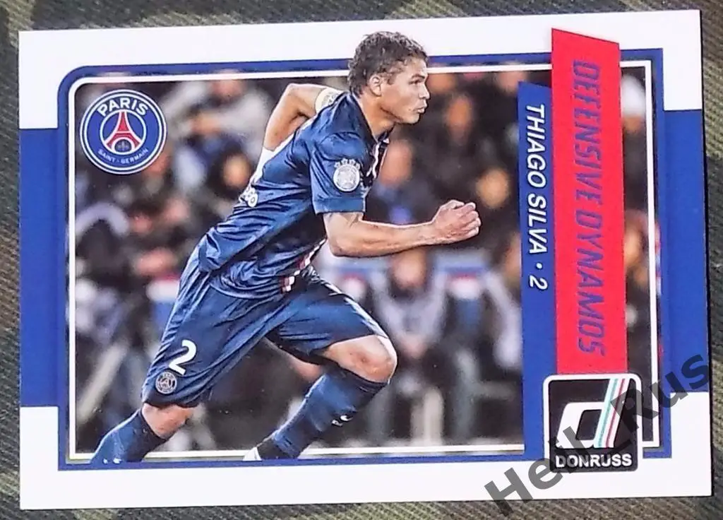 Футбол. Карточка Thiago Silva/Тиаго Силва (Пари Сен-Жермен) Panini/Панини 2015