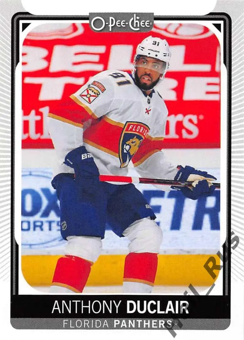 Хоккей. Карточка Anthony Duclair/Энтони Дюклер Florida Panthers/Флорида НХЛ/NHL