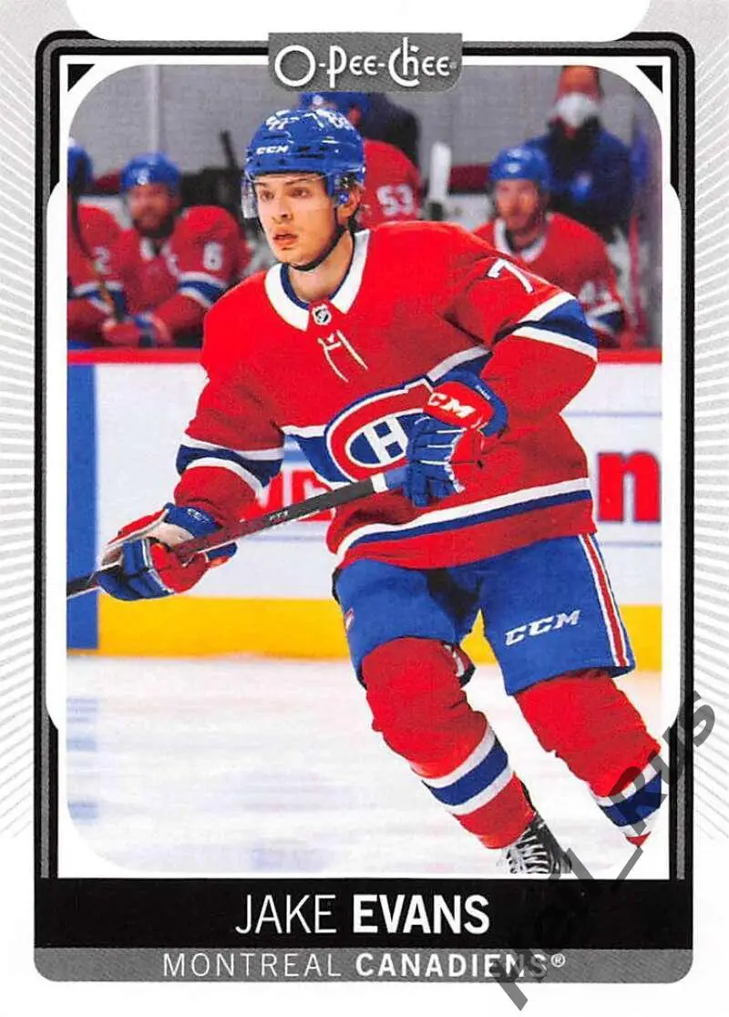 Хоккей. Карточка Jake Evans/Джейк Эванс (Montreal Canadiens/Монреаль) НХЛ/NHL