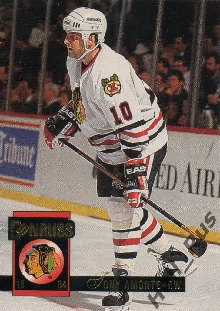 Хоккей. Карточка Tony Amonte/Тони Амонте (Chicago Blackhawks/Чикаго) НХЛ/NHL