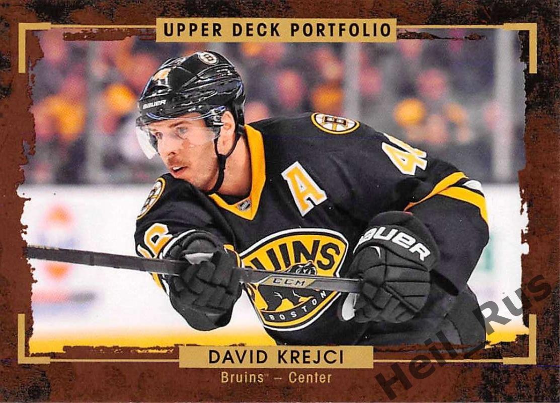 Хоккей Карточка David Krejci Давид Крейчи Boston Bruins Бостон Брюинз НХЛ  NHL