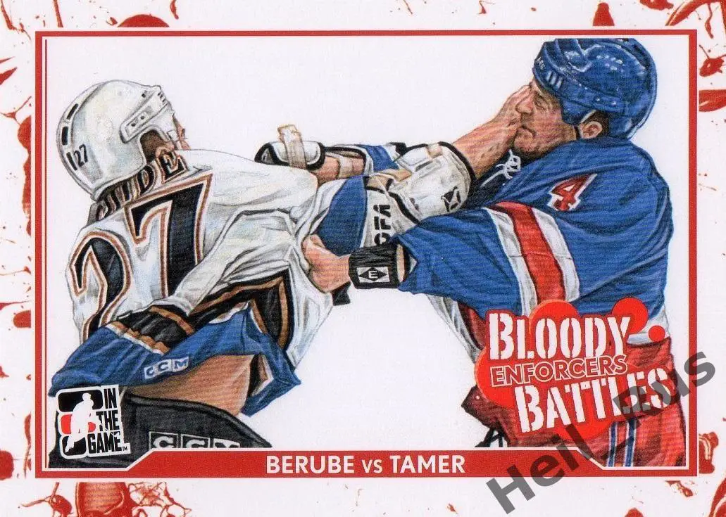 Хоккей. Карточка Craig Berube/Крейг Беруби - Chris Tamer/Крис Тэймер НХЛ/NHL