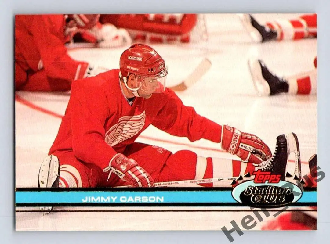 Хоккей Карточка Jimmy Carson/Джимми Карсон (Detroit Red Wings/Детройт) НХЛ/NHL