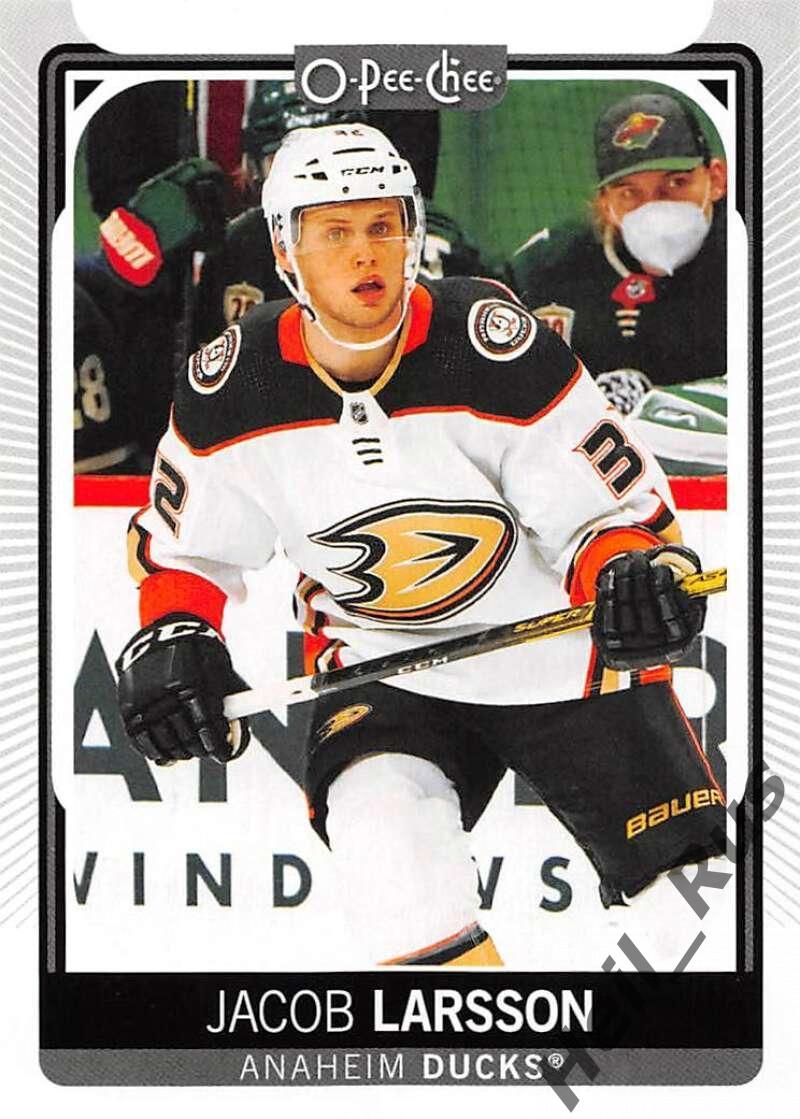 Хоккей. Карточка Jacob Larsson/Якоб Ларссон (Anaheim Ducks/Анахайм Дакс) НХЛ/NHL