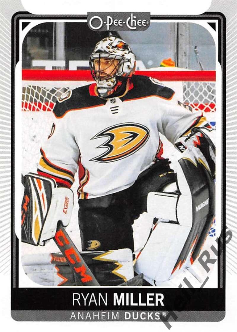 Хоккей. Карточка Ryan Miller/Райан Миллер (Anaheim Ducks/Анахайм Дакс) НХЛ/NHL