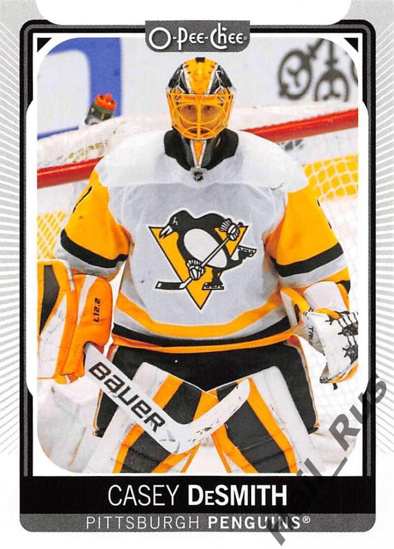 Хоккей Карточка Casey DeSmith/Кейси ДеСмит Pittsburgh Penguins/Питтсбург НХЛ/NHL