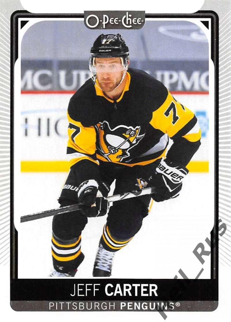 Хоккей. Карточка Jeff Carter/Джефф Картер Pittsburgh Penguins/Питтсбург НХЛ/NHL