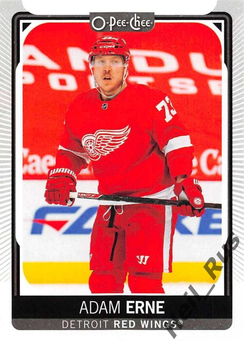 Хоккей. Карточка Adam Erne/Адам Эрни Detroit Red Wings/Детройт Ред Уингз НХЛ/NHL