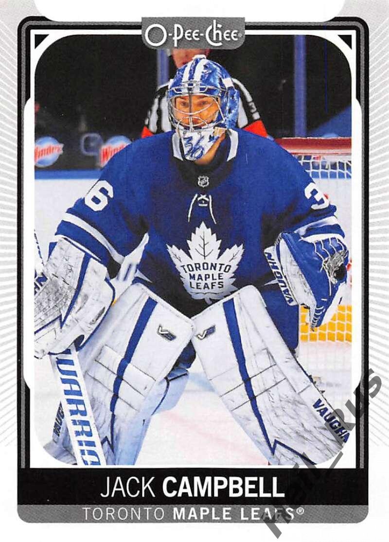 Хоккей. Карточка Jack Campbell/Джек Кэмпбелл Toronto Maple Leafs/Торонто НХЛ/NHL