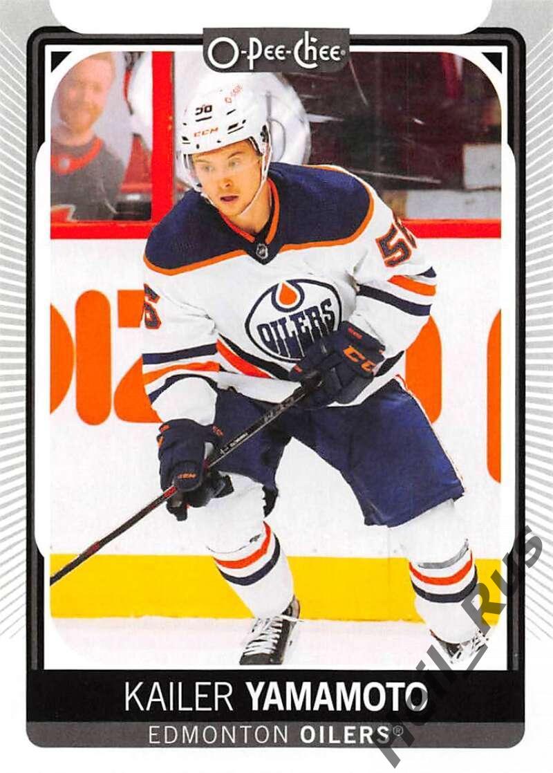 Хоккей. Карточка Kailer Yamamoto/Кайлер Ямамото Edmonton Oilers/Эдмонтон НХЛ/NHL
