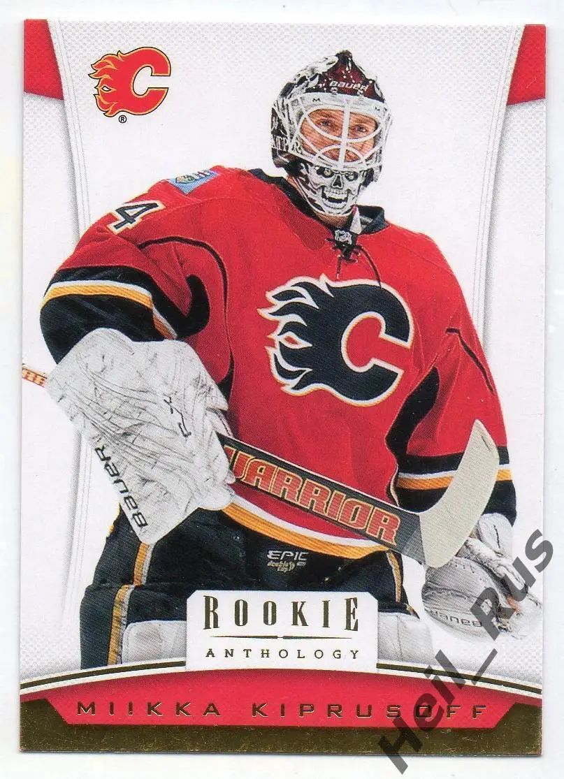 Хоккей Карточка Miikka Kiprusoff/Миикка Кипрусофф Calgary Flames/Калгари NHL/НХЛ