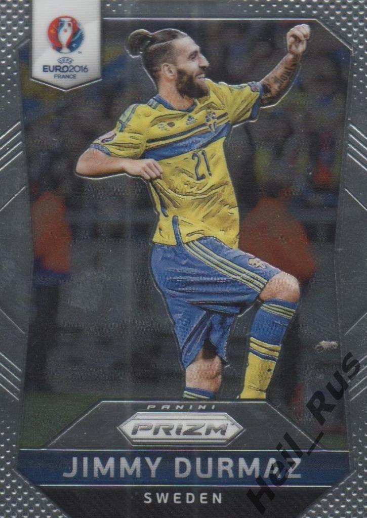 Футбол Карточка Jimmy Durmaz/Джимми Дурмаз (Швеция) Euro/Евро 2016 Panini/Панини