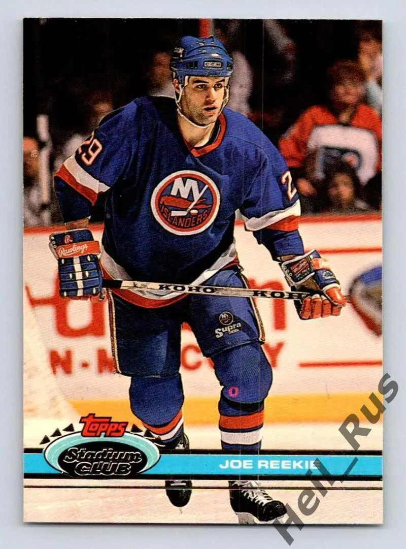 Хоккей. Карточка Joe Reekie/Джозеф Рики (New York Islanders/Айлендерс) НХЛ/NHL