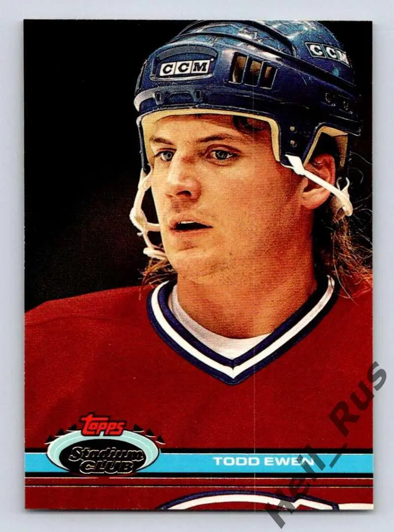 Хоккей Карточка Todd Ewen/Тодд Юэн Montreal Canadiens/Монреаль Канадиенс НХЛ/NHL