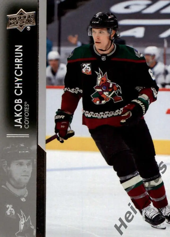 Хоккей. Карточка Jakob Chychrun/Джейкоб Чикран (Arizona Coyotes/Аризона) НХЛ/NHL