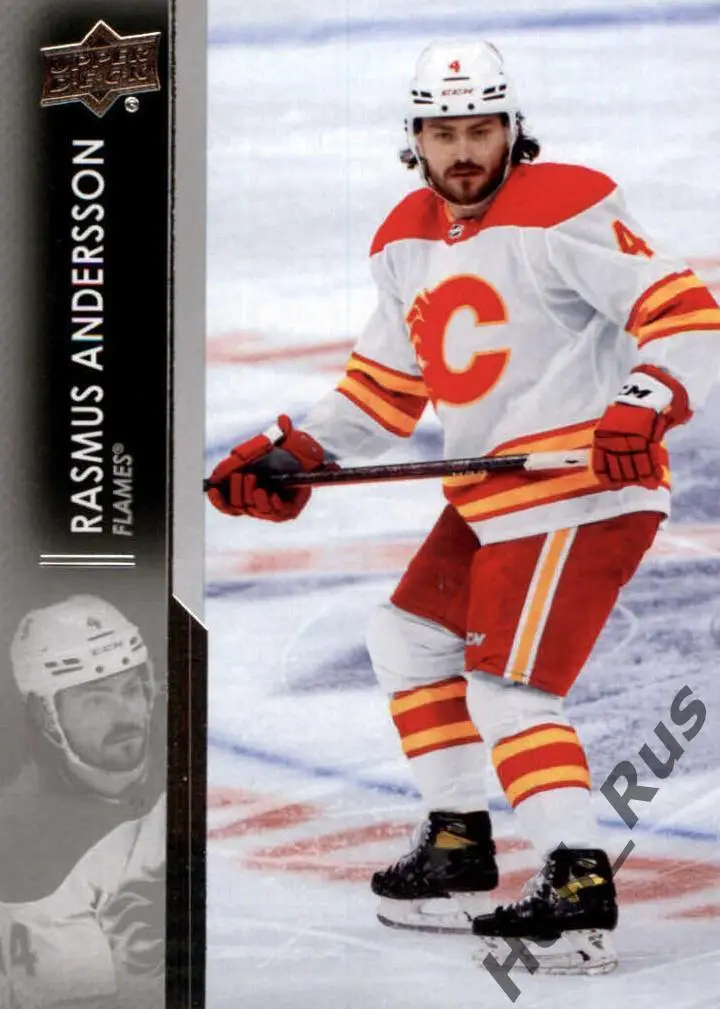 Хоккей Карточка Rasmus Andersson/Расмус Андерссон Calgary Flames/Калгари НХЛ/NHL