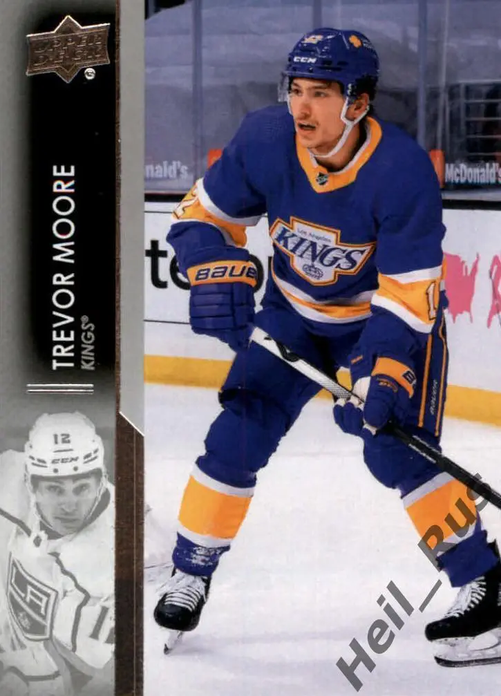Хоккей Карточка Trevor Moore/Тревор Мур (Los Angeles Kings/Лос-Анджелес) НХЛ/NHL