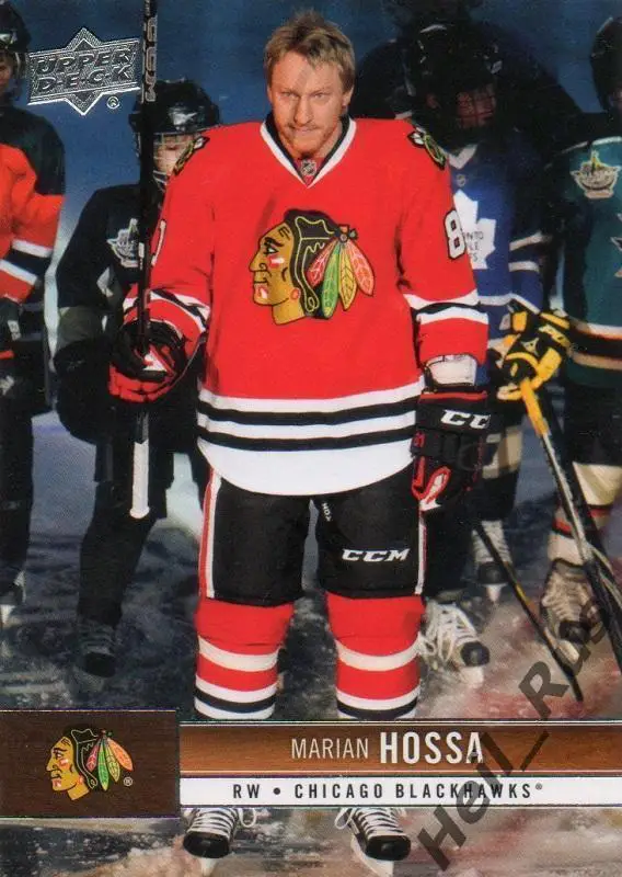 Хоккей. Карточка Marian Hossa/Мариан Госса (Chicago Blackhawks/Чикаго) НХЛ/NHL