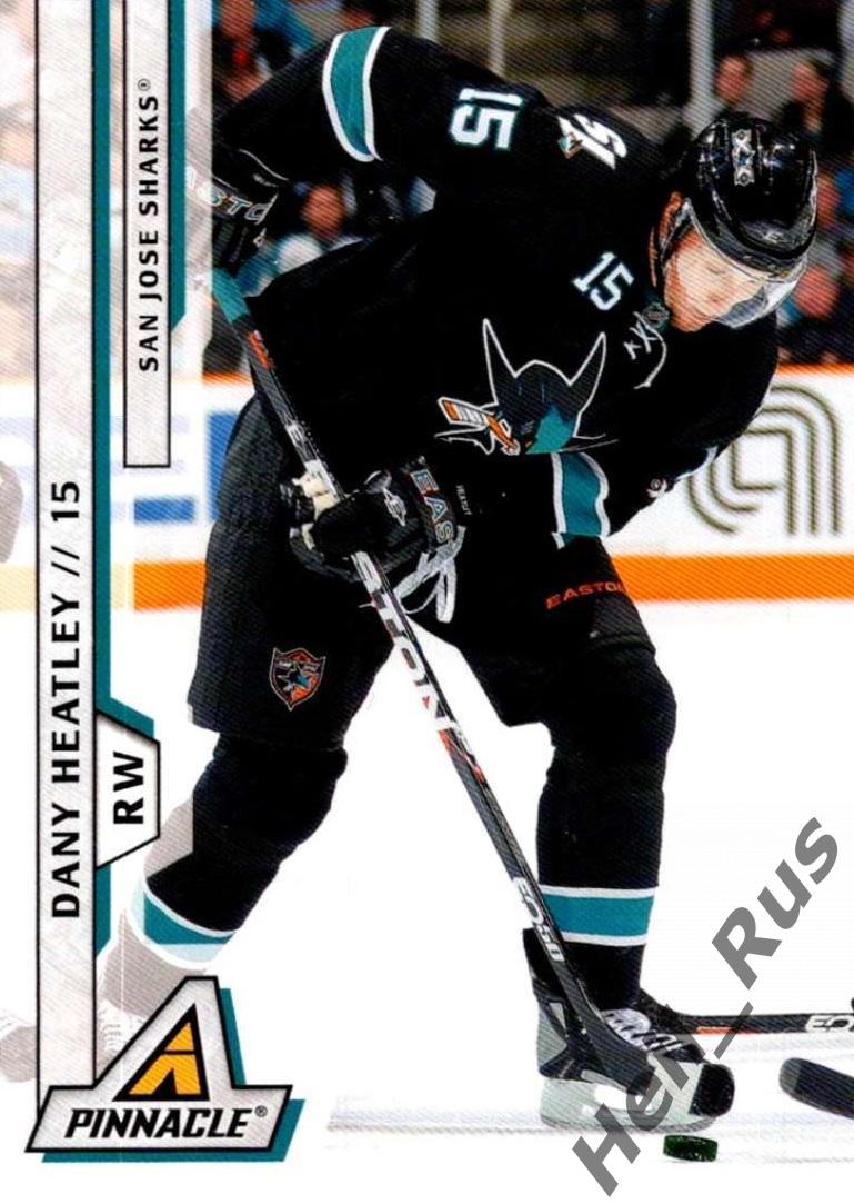 Хоккей. Карточка Dany Heatley/Дэни Хитли San Jose Sharks/Сан-Хосе Шаркс НХЛ/NHL