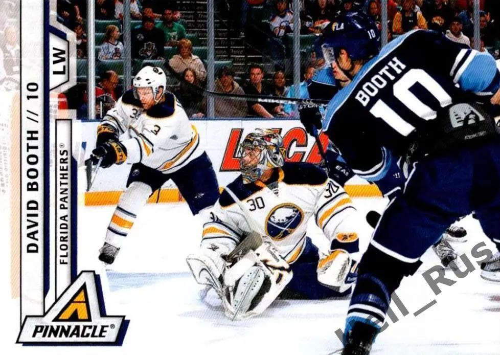Хоккей. Карточка Дэвид Бут Флорида, Адмирал, Авангард, Динамо Минск НХЛ/NHL, КХЛ