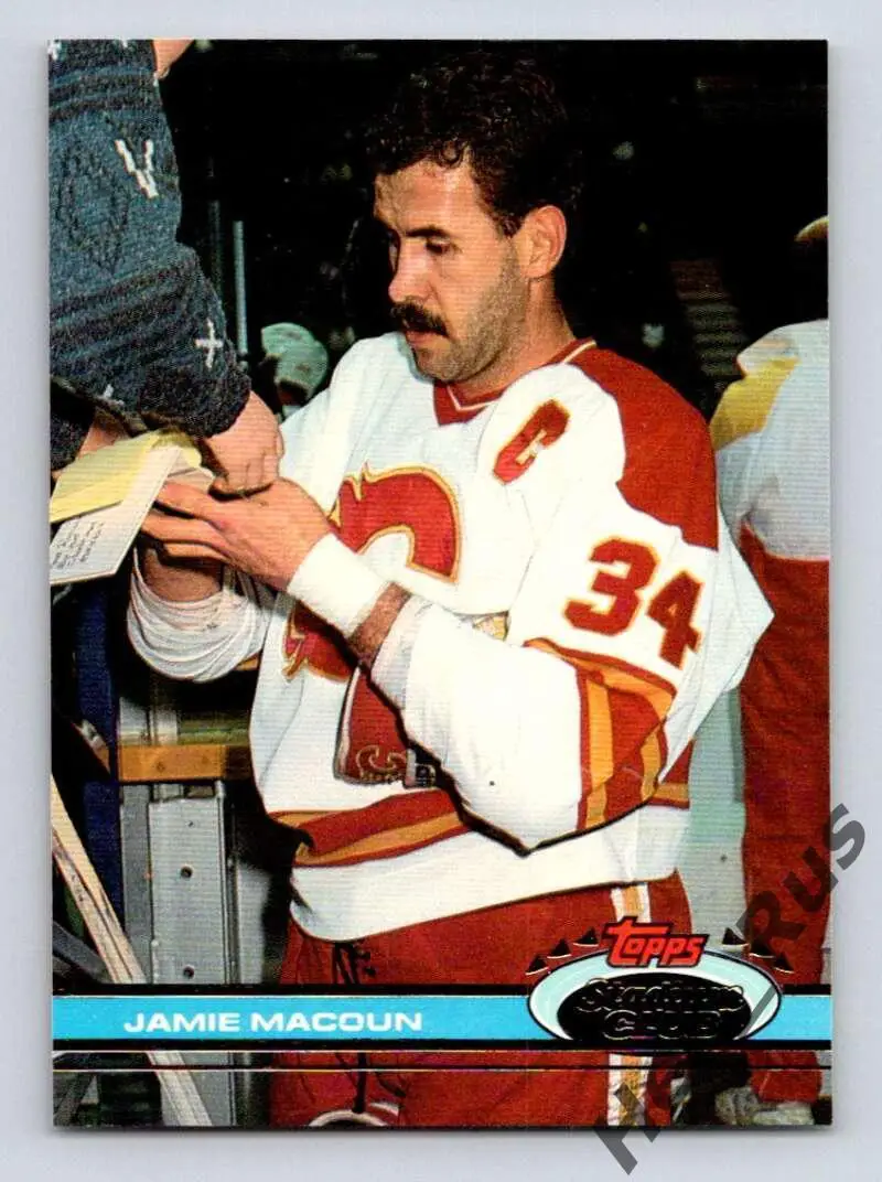 Хоккей Карточка Jamie Macoun/Джейми Макоун Calgary Flames/Калгари Флэймз НХЛ-NHL
