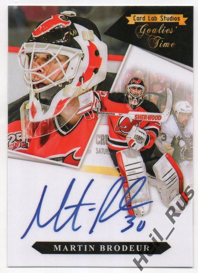 Карточка Martin Brodeur/Мартин Бродер (New Jersey Devils/Нью-Джерси) НХЛ/NHL