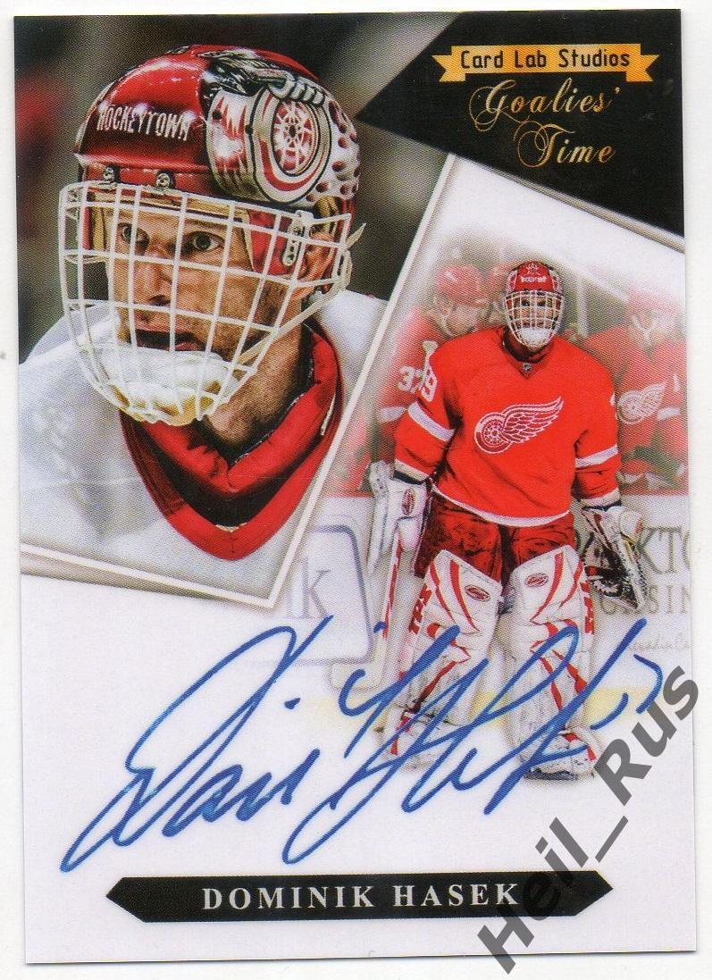 Карточка Dominik Hasek/Доминик Гашек Detroit Red Wings/Детройт Ред Уингз НХЛ/NHL