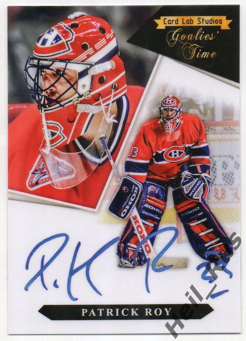 Хоккей. Карточка Patrick Roy / Патрик Руа (Montreal Canadiens/Монреаль) НХЛ/NHL