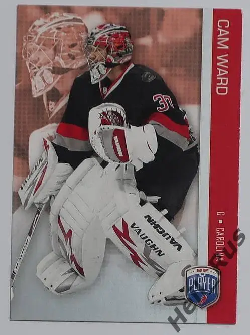 Карточка Cam Ward/Кэм Уорд (Carolina Hurricanes/Каролина Харрикейнз) НХЛ/NHL