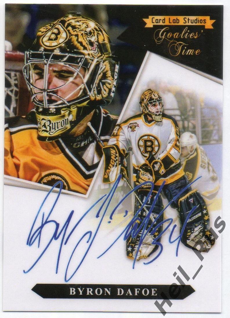 Хоккей. Карточка Byron Dafoe/Байрон Дафо (Boston Bruins/Бостон Брюинз) НХЛ/NHL