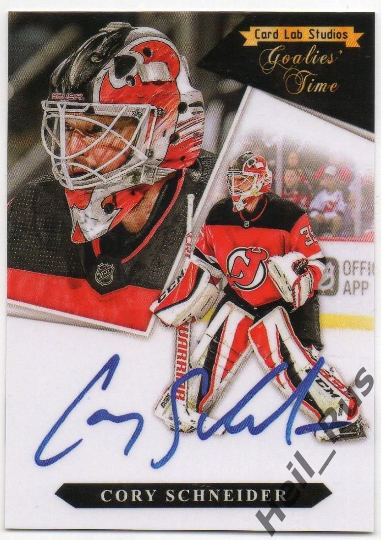 Карточка Cory Schneider/Кори Шнайдер New Jersey Devils/Нью-Джерси Девилз НХЛ/NHL