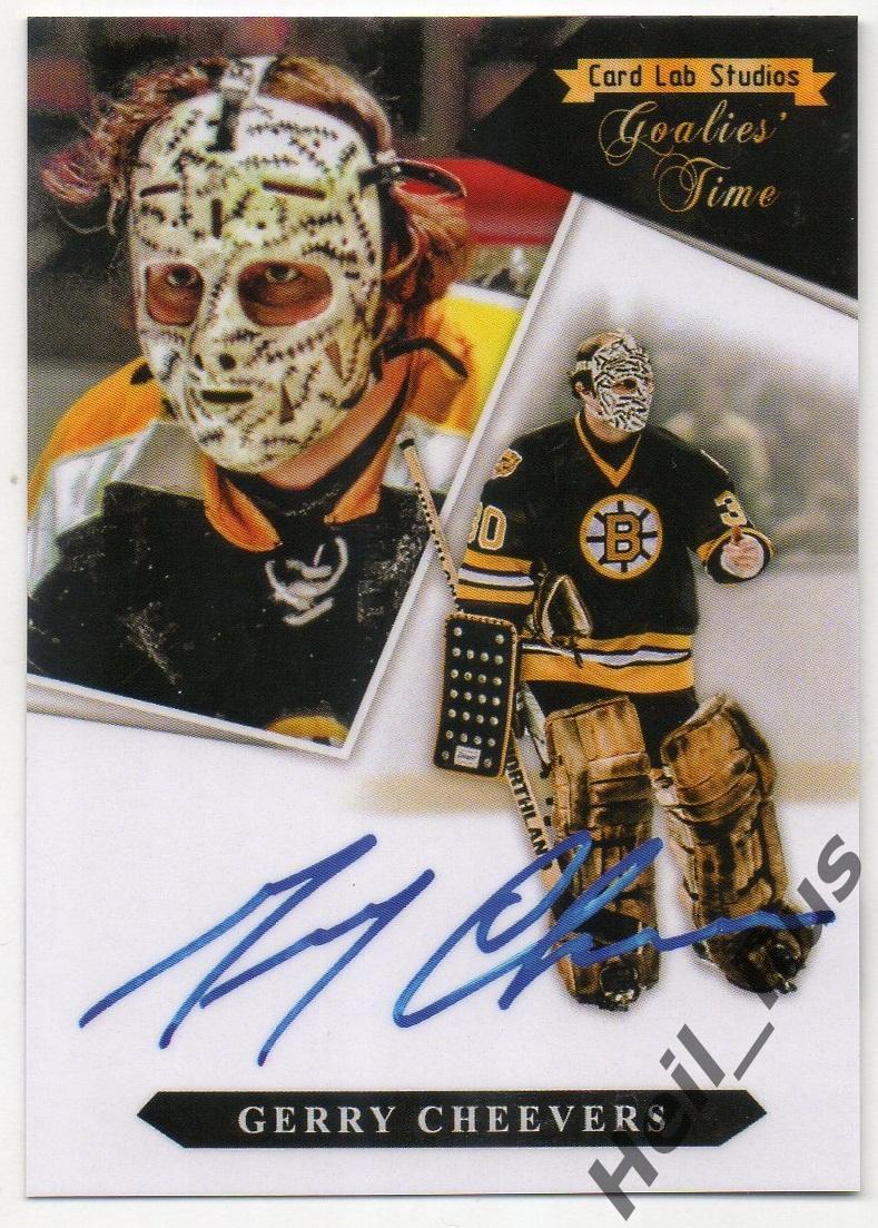 Хоккей Карточка Gerry Cheevers/Джерри Чиверс Boston Bruins/Бостон Брюинз НХЛ/NHL