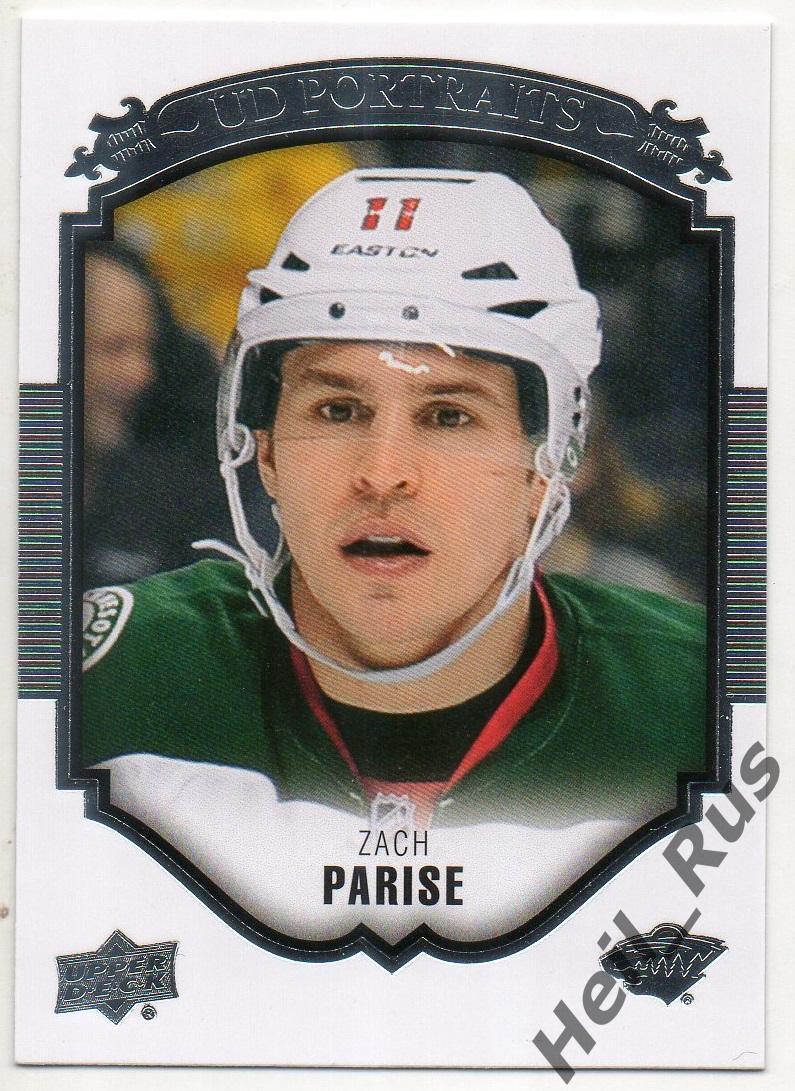 Хоккей; Карточка Zach Parise/Зак Паризе Minnesota Wild / Миннесота Уайлд НХЛ/NHL