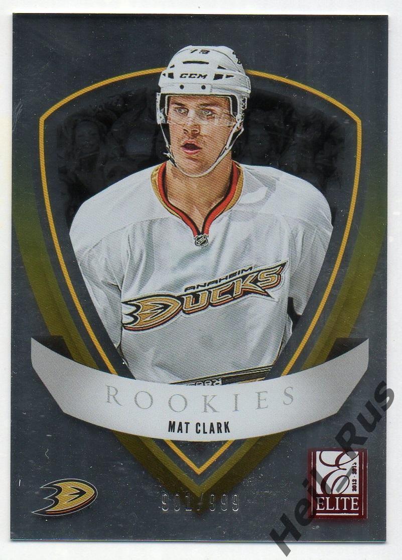 Хоккей. Карточка Mat Clark/Мэт Кларк (Anaheim Ducks/Анахайм Дакс) НХЛ/NHL