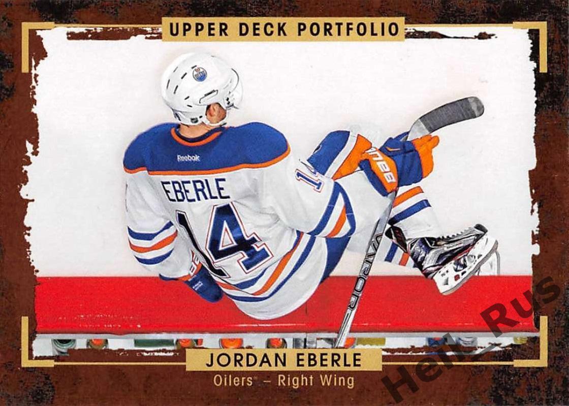 Хоккей. Карточка Jordan Eberle/Джордан Эберле Edmonton Oilers / Эдмонтон НХЛ/NHL