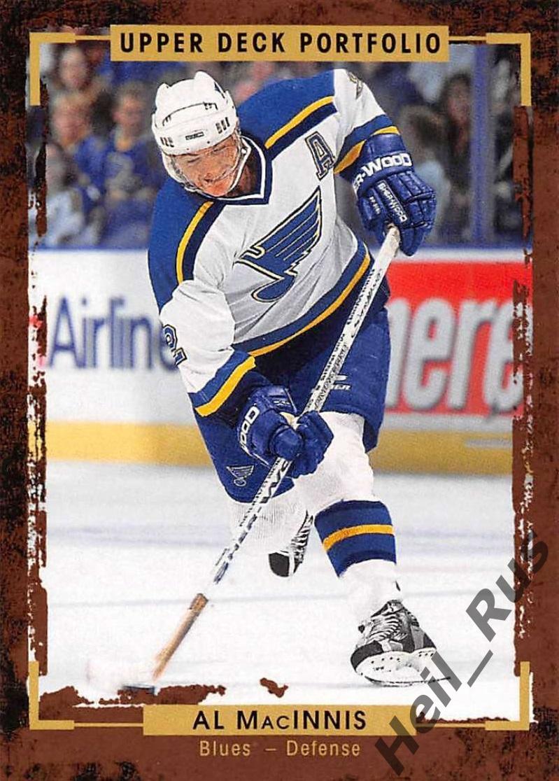 Хоккей. Карточка Al MacInnis/Эл Макиннис St. Louis Blues/Сент-Луис Блюз НХЛ/NHL
