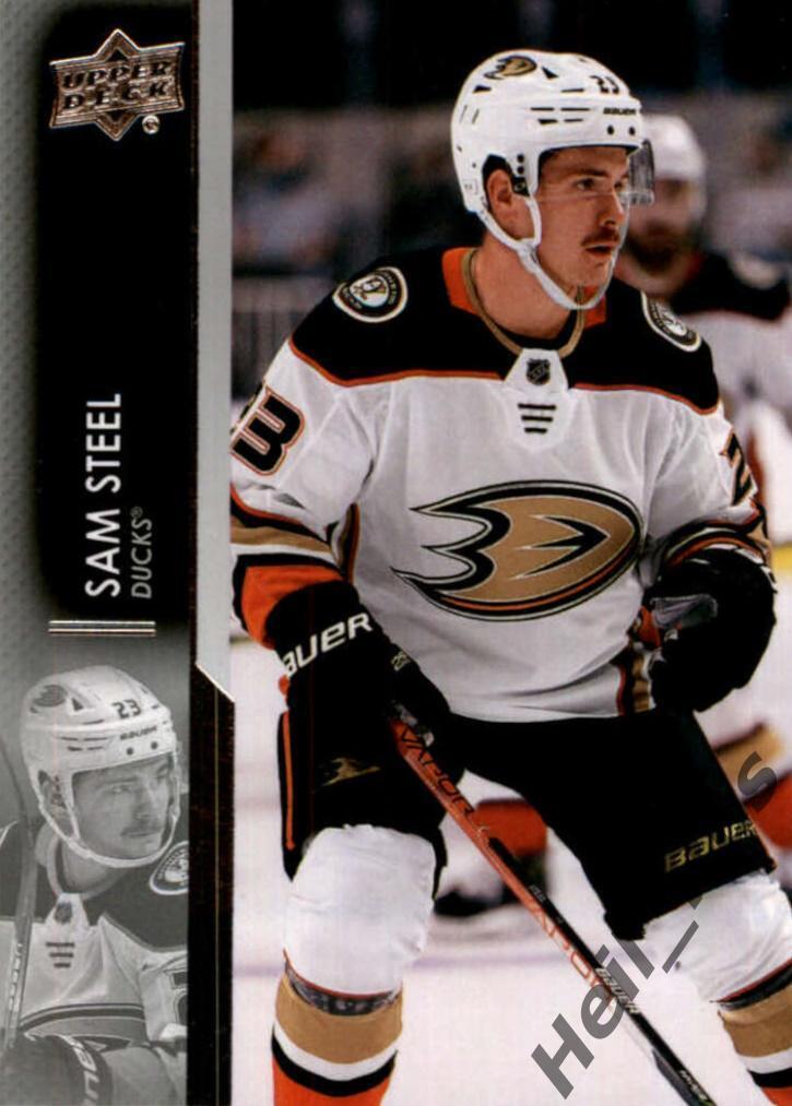 Хоккей. Карточка Sam Steel/Сэм Стил (Anaheim Ducks/Анахайм Дакс) НХЛ/NHL 2021-22