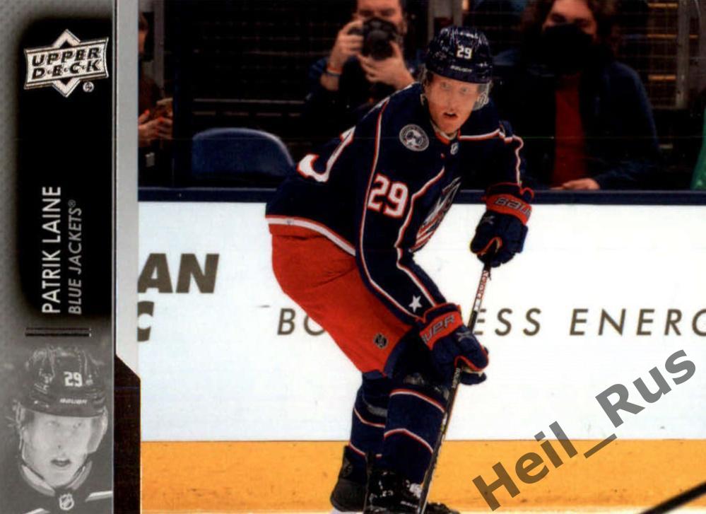 Хоккей Карточка Patrik Laine/Патрик Лайне Columbus Blue Jackets/Коламбус НХЛ/NHL
